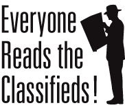 Everyone Reads the Classifieds graphic